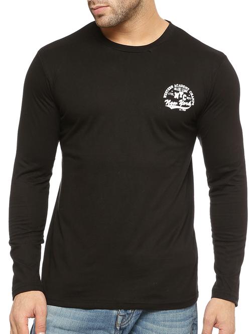 black cotton tshirt - 12097531 - Very Small Image - 1