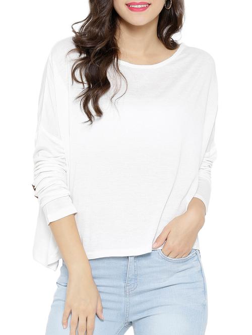 white viscose top - 12097893 - Very Small Image - 1