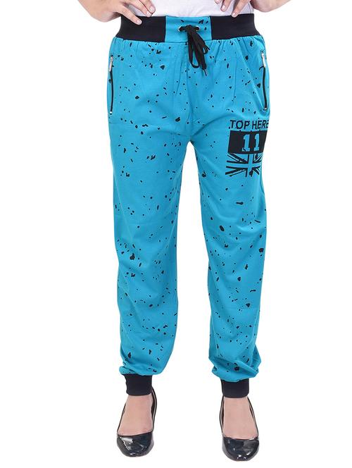 light blue cotton track pants - 12102250 - Very Small Image - 1