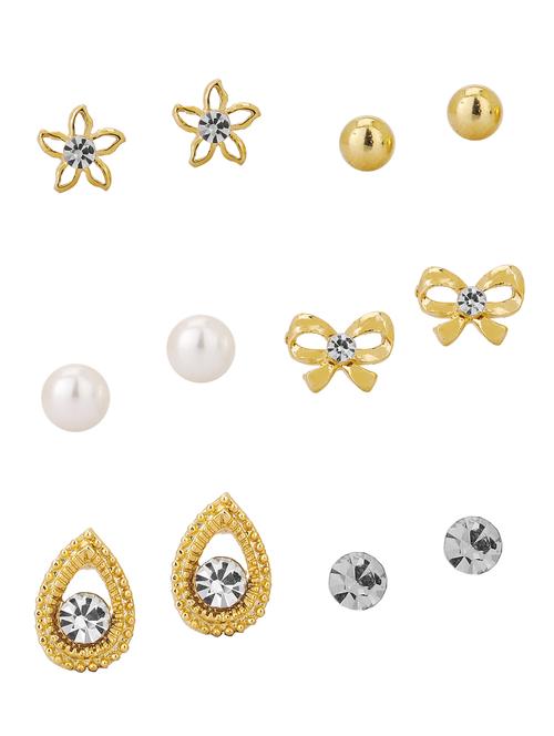 gold copper studs set of 6 - 12102369 - Very Small Image - 1