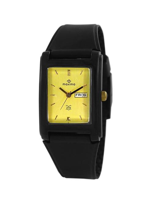 black polyester analog watch - 12103225 - Very Small Image - 1