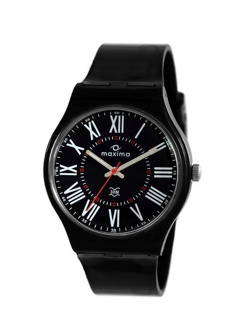 black polyester analog watch - 12103230 - Very Small Image - 1