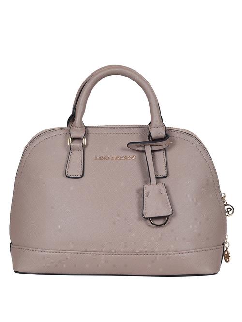 beige leatherette handbag with sling - 12104668 - Very Small Image - 1