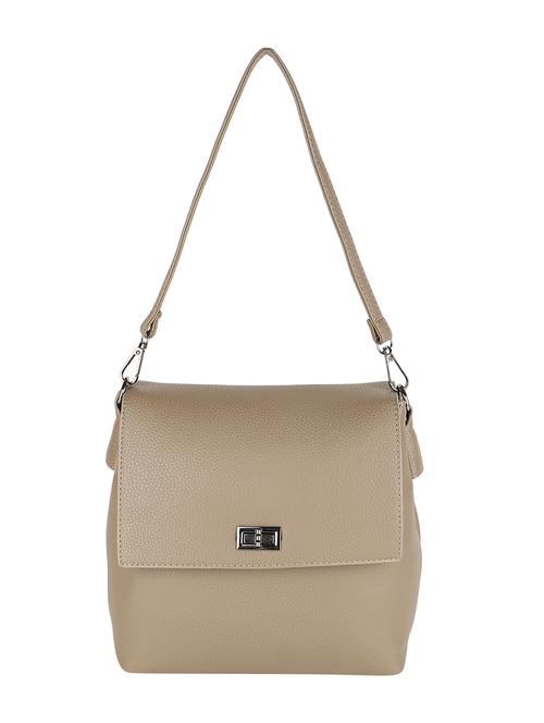 beige leatherette sling bag - 12104785 - Very Small Image - 1