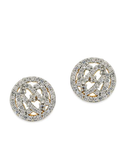 gold metal studs earring - 12106959 - Very Small Image - 1