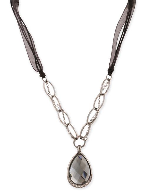 black metal long necklace - 12107364 - Very Small Image - 1