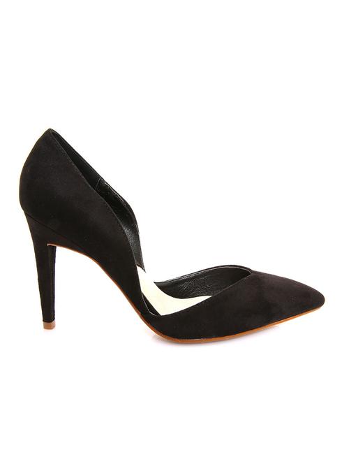 dark brown pointed suede heels - 1210739 - Very Small Image - 1