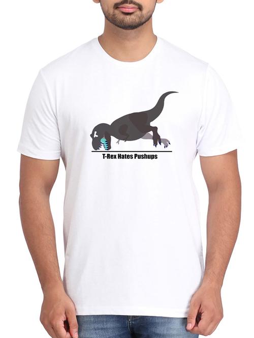 white cotton tshirt - 12109826 - Very Small Image - 1