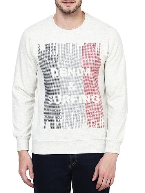 beige acrylic sweatshirt - 12112810 - Very Small Image - 1