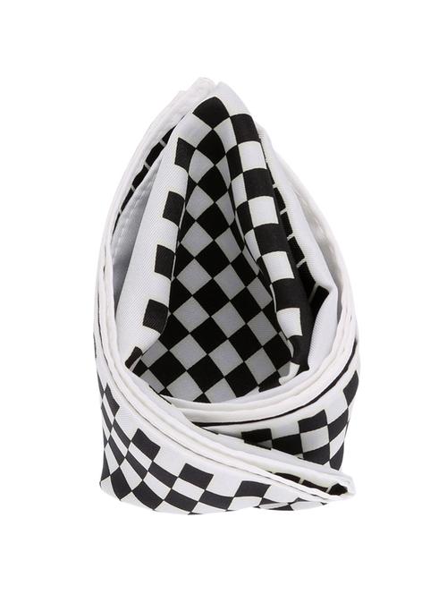 black micro fiber handkerchief - 12114817 - Very Small Image - 1