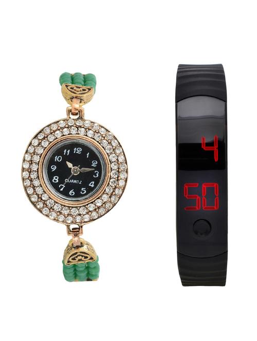 lucky infra combo of 2 analog-digital men and women watch's - 12117683 - Very Small Image - 1