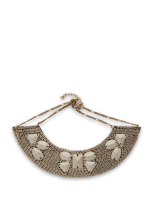 Dull gold neckpiece - 12118 - Very Small Image - 1