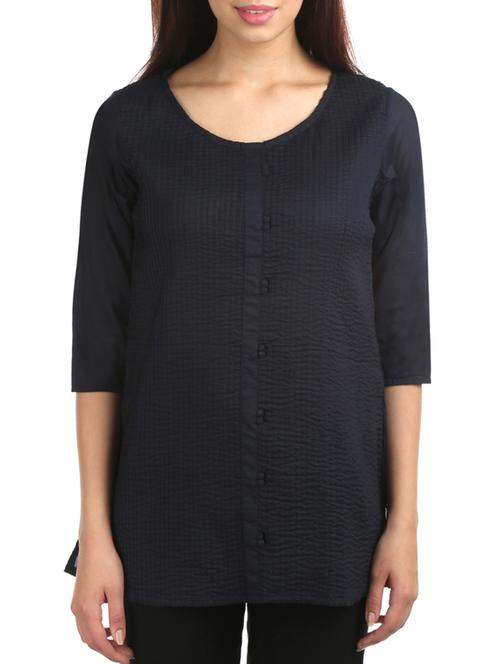 blue cotton top - 12124613 - Very Small Image - 1