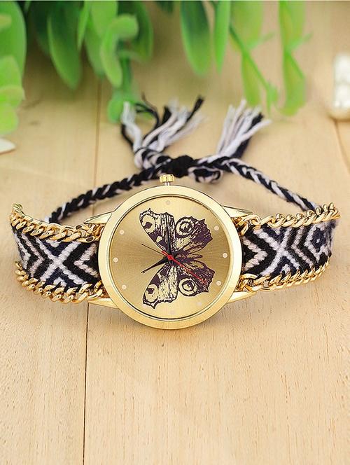friendship bracelet  for ladies gold watch - 12126041 - Very Small Image - 1