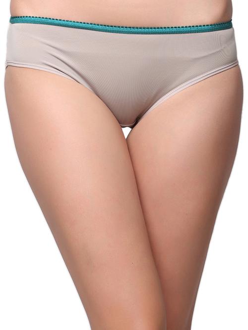 taupe cotton hipster panty - 12132348 - Very Small Image - 1