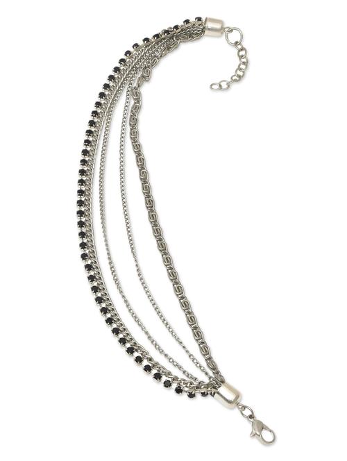 silver multi chain anklet - 1213841 - Very Small Image - 1