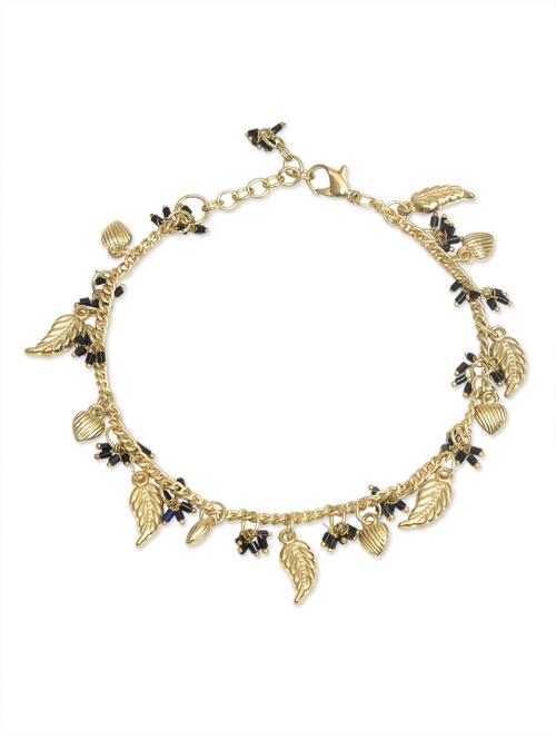 gold beaded anklet - 1213843 - Very Small Image - 1