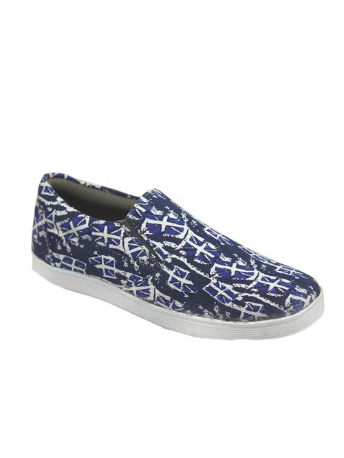 blue canvas slip on shoe - 12139591 - Very Small Image - 1
