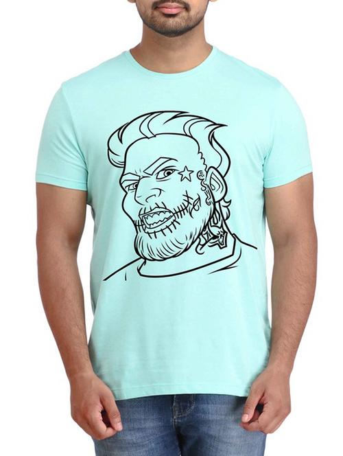 light blue polyester tshirt - 12144319 - Very Small Image - 1