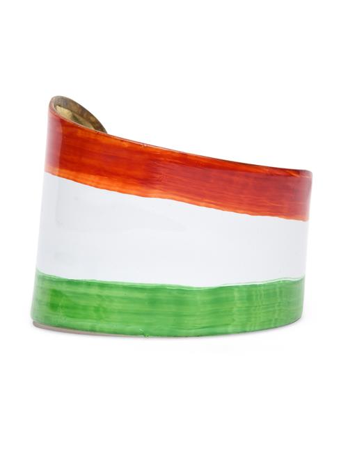 tri color metal brass cuff - 1214607 - Very Small Image - 1