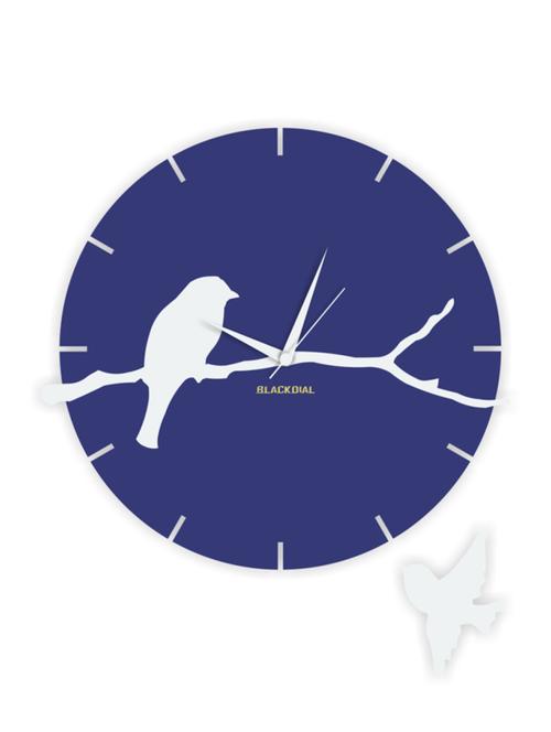 Couple Bird with Moon Wall Clock - 12148103 - Very Small Image - 1