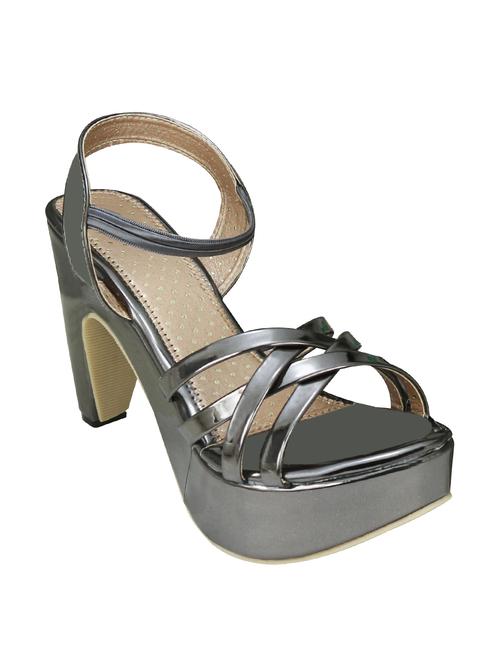 silver back strap sandal - 12148823 - Very Small Image - 1
