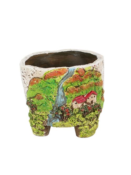 Beautiful Scenery Print 11.5 CM Planter Pot - 12150885 - Very Small Image - 1
