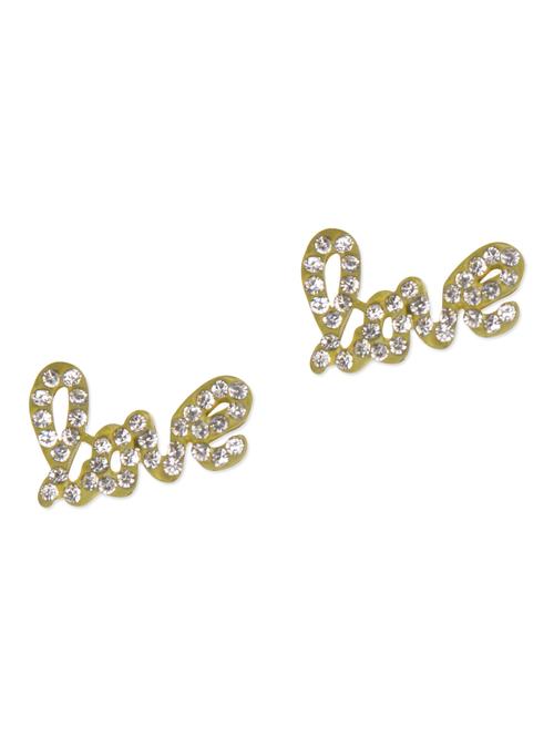 green metallic studded earrings - 1215233 - Very Small Image - 1