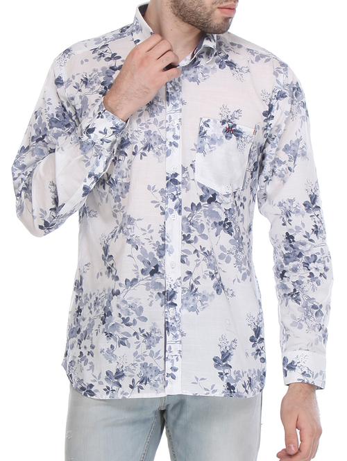 white linen casual shirt - 12153209 - Very Small Image - 1