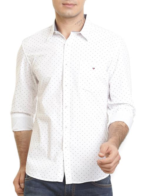 white cotton casual shirt - 12153564 - Very Small Image - 1