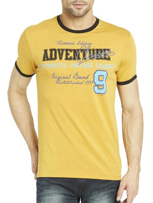yellow cotton tshirt - 12154176 - Very Small Image - 1