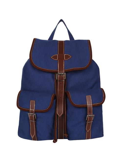 blue canvas backpack - 12155954 - Very Small Image - 1