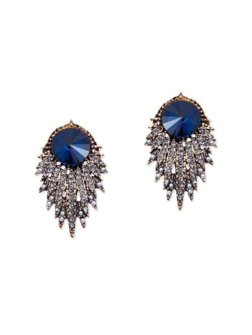 multi colored metal drop earring - 12160995 - Very Small Image - 1