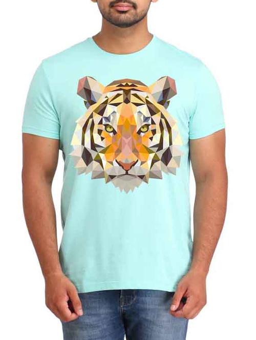 light blue polyester tshirt - 12161198 - Very Small Image - 1