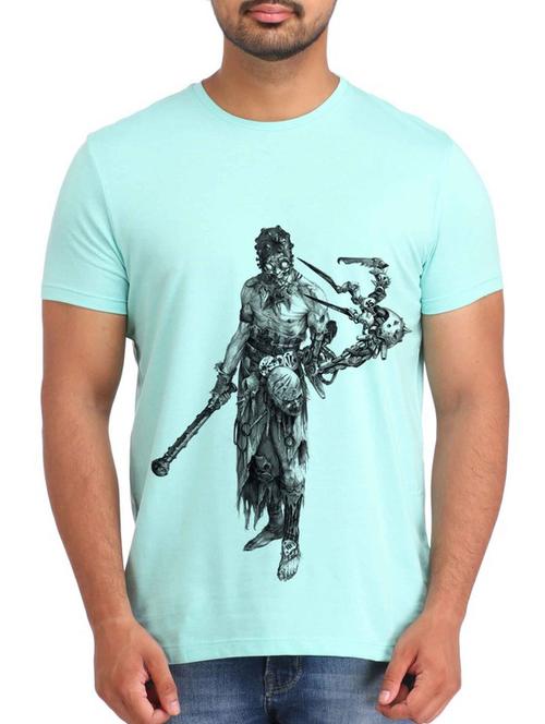 light blue polyester tshirt - 12161457 - Very Small Image - 1