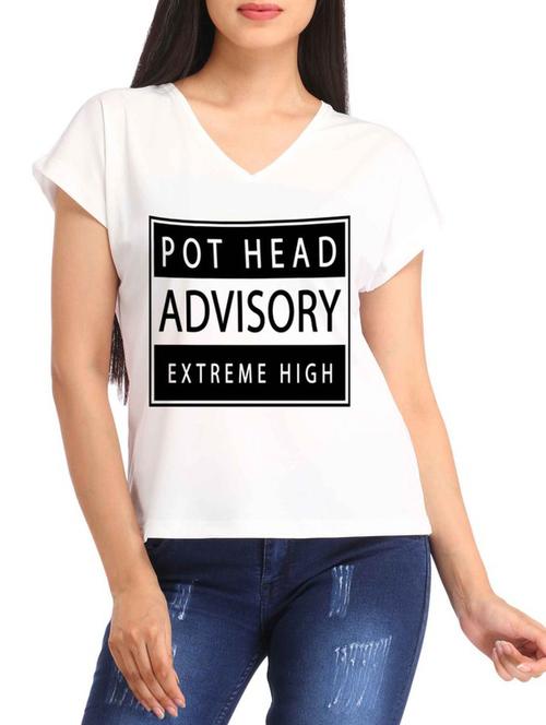 white polyester regular tee - 12163524 - Very Small Image - 1