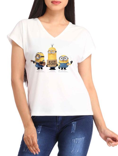 white polyester regular tee - 12163570 - Very Small Image - 1