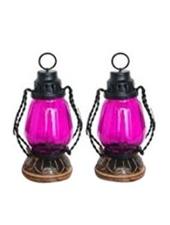 pink glass lantern - 12163925 - Very Small Image - 1