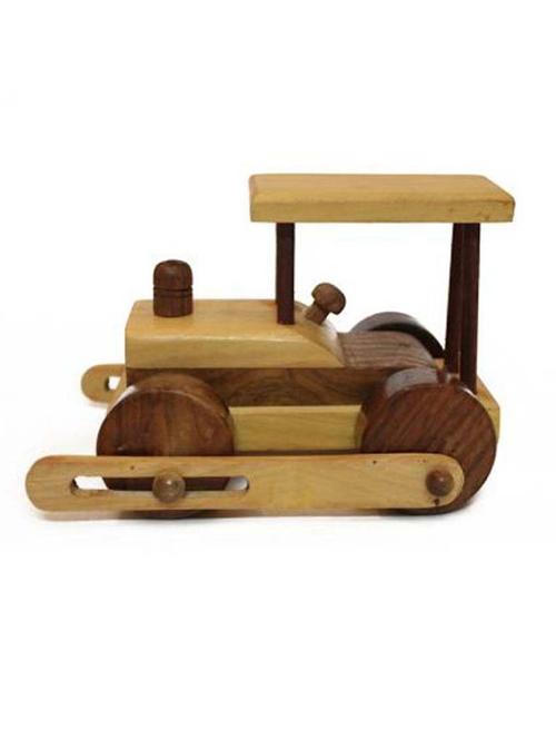 desi karigar beautiful wooden classical army tank toy showpiece - 12164246 - Very Small Image - 1