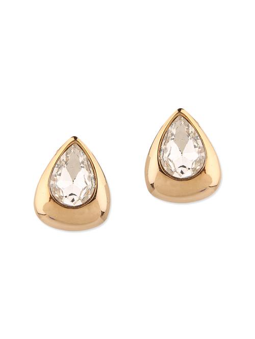gold metal studs earring - 12168277 - Very Small Image - 1