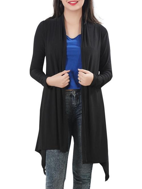 solid black crepe shrug - 12172723 - Very Small Image - 1