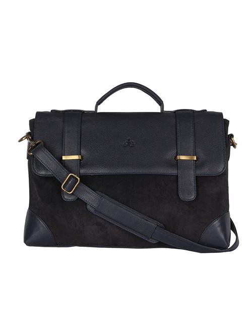 blue leather laptop bag - 12175898 - Very Small Image - 1