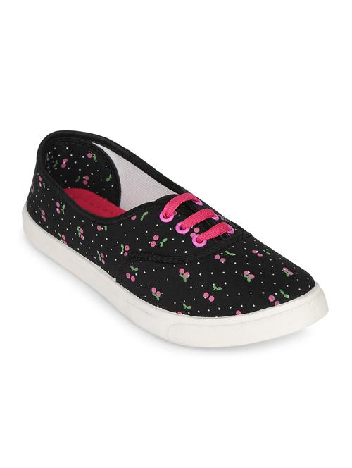 black lace up sneaker - 12176110 - Very Small Image - 1