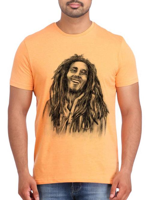 orange polyester tshirt - 12176401 - Very Small Image - 1