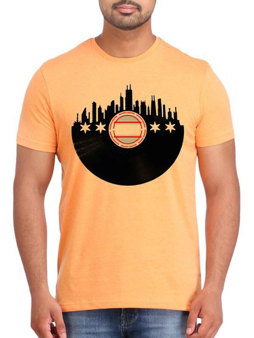 orange polyester tshirt - 12176513 - Very Small Image - 1