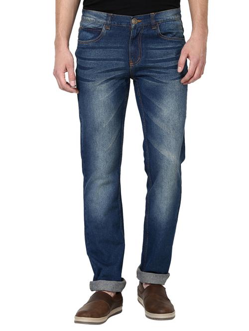 newport slim fit men blue jeans - 12180129 - Very Small Image - 1