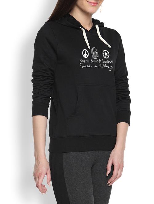 printed black sweatshirt - 1218104 - Very Small Image - 1