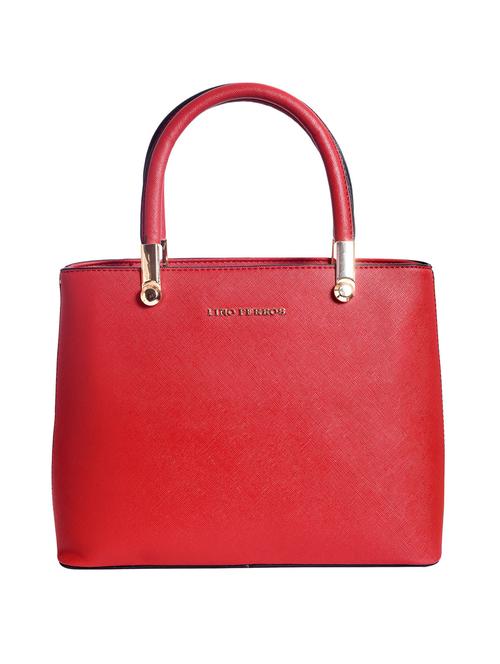 red leatherette handbag with sling - 12184031 - Very Small Image - 1