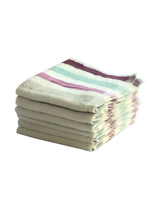 lushomes cotton multi face towel set (pack of 6) - 12184149 - Very Small Image - 1