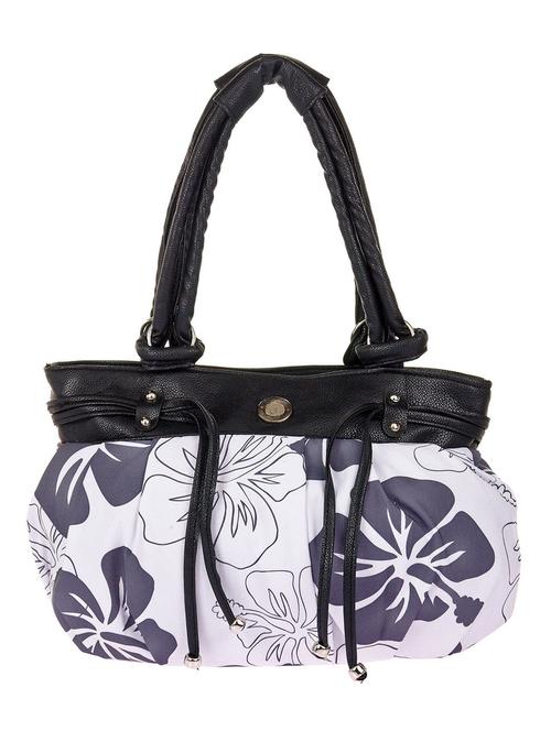 multi coloured printed polyester handbag - 12186155 - Very Small Image - 1